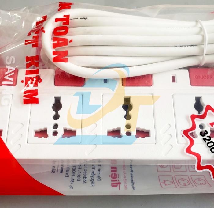 Ổ cắm 5 lỗ 3 chấu d&acirc;y 5m Điện Quang ĐQ ESK5W.SM750L ĐQ ESK5W.SM750L DienQuang | Gi&aacute; rẻ nhất - C&ocirc;ng Ty TNHH Thương Mại Dịch Vụ Đạt T&acirc;m