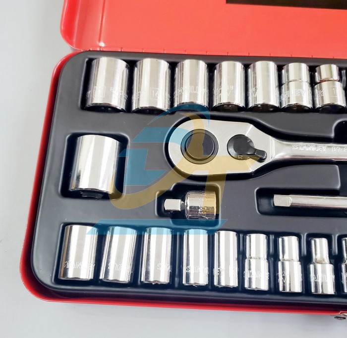 Bộ khẩu 1/4'' v&agrave; 3/8'' 37 chi tiết Stanley 89-518 89-518 Stanley | Gi&aacute; rẻ nhất - C&ocirc;ng Ty TNHH Thương Mại Dịch Vụ Đạt T&acirc;m