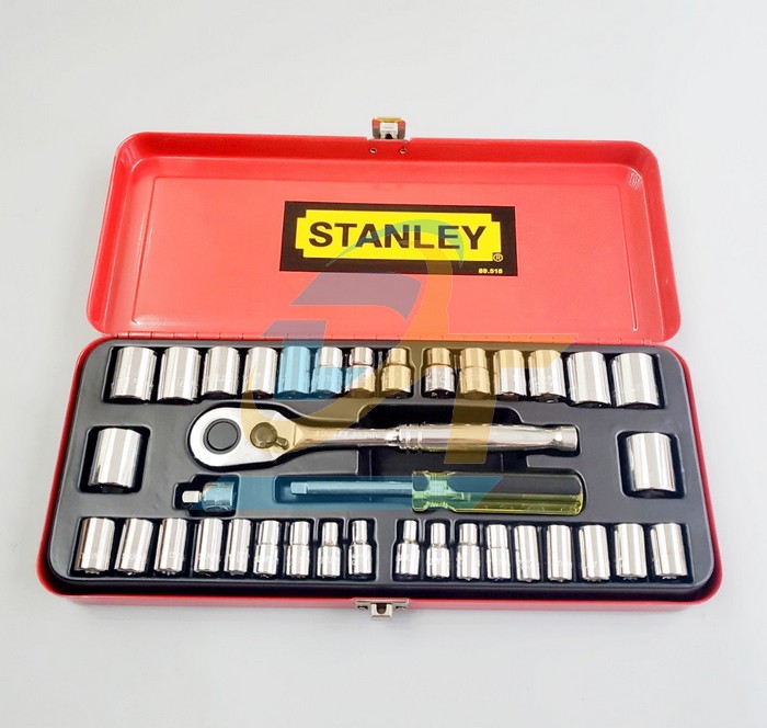 Bộ khẩu 1/4'' v&agrave; 3/8'' 37 chi tiết Stanley 89-518 89-518 Stanley | Gi&aacute; rẻ nhất - C&ocirc;ng Ty TNHH Thương Mại Dịch Vụ Đạt T&acirc;m