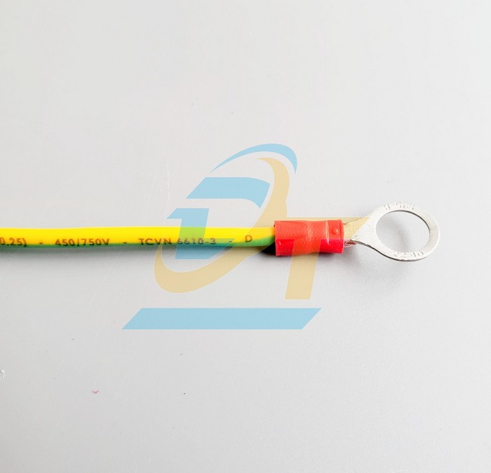 D&acirc;y nhảy tiếp địa 1.5mm2 x L200mm bấm cos 2 đầu RV 1.25-8  VietNam | Gi&aacute; rẻ nhất - C&ocirc;ng Ty TNHH Thương Mại Dịch Vụ Đạt T&acirc;m