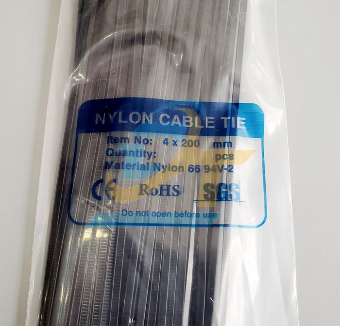 D&acirc;y r&uacute;t nhựa đen 4x200mm (Bản 2.6mm)  VietNam | Gi&aacute; rẻ nhất - C&ocirc;ng Ty TNHH Thương Mại Dịch Vụ Đạt T&acirc;m