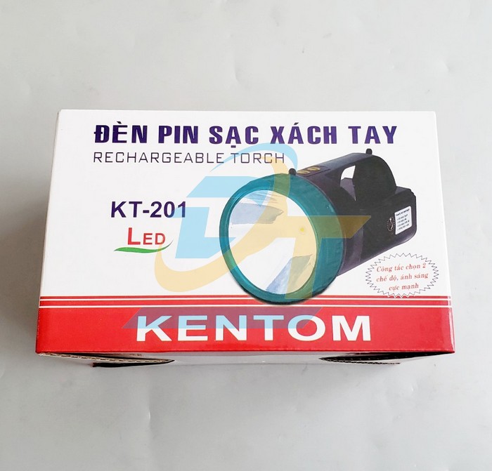Đ&egrave;n pin LED sạc cầm tay Kentom KT-201 KT-201 KENTOM | Gi&aacute; rẻ nhất - C&ocirc;ng Ty TNHH Thương Mại Dịch Vụ Đạt T&acirc;m