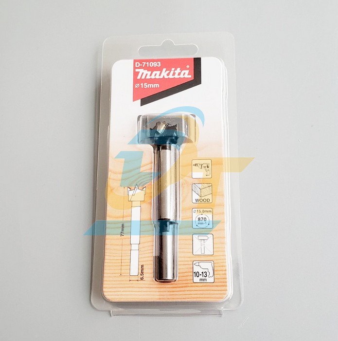 Mũi kho&eacute;t gỗ hợp kim 15x77mm Makita D-71093 D-71093 Makita | Gi&aacute; rẻ nhất - C&ocirc;ng Ty TNHH Thương Mại Dịch Vụ Đạt T&acirc;m