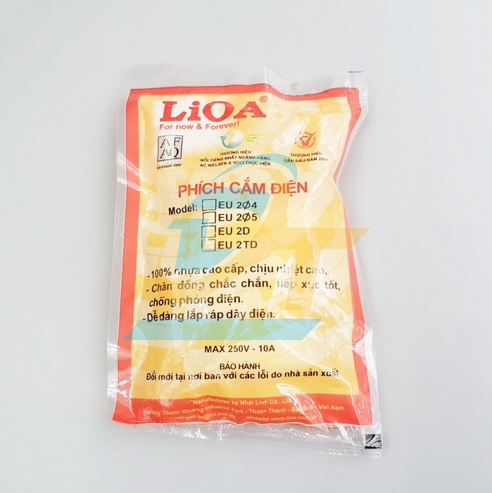 Ph&iacute;ch cắm điện ch&acirc;n dẹt Lioa EU2D EU2D LiOA | Gi&aacute; rẻ nhất - C&ocirc;ng Ty TNHH Thương Mại Dịch Vụ Đạt T&acirc;m