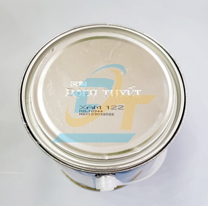 Sơn Alkyd (b&oacute;ng) Bạch Tuyết 0.8kg - M&agrave;u x&aacute;m 122  BachTuyet | Gi&aacute; rẻ nhất - C&ocirc;ng Ty TNHH Thương Mại Dịch Vụ Đạt T&acirc;m