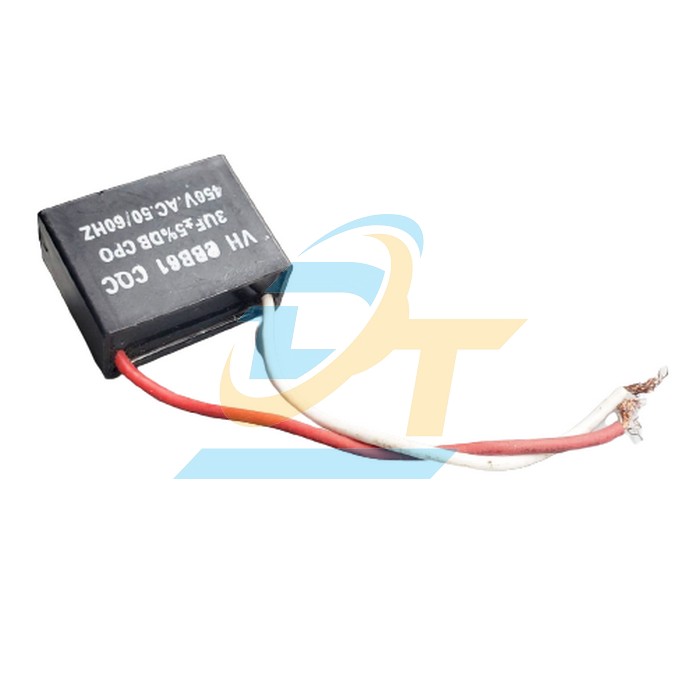 Tụ ngậm (Tụ quạt) 3uF-450V  China | Gi&aacute; rẻ nhất - C&ocirc;ng Ty TNHH Thương Mại Dịch Vụ Đạt T&acirc;m
