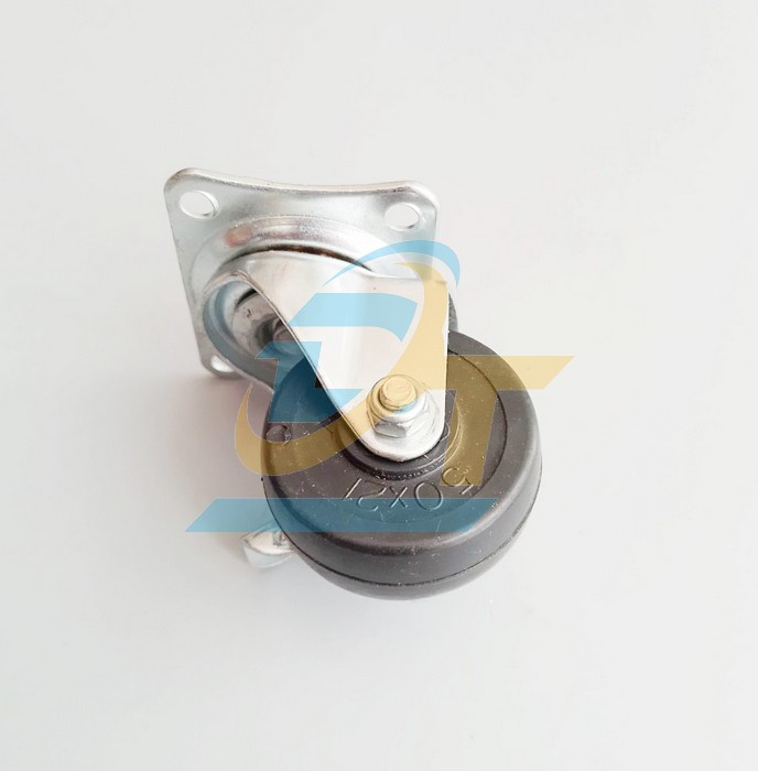 B&aacute;nh xe đẩy cao su c&oacute; kh&oacute;a 50x21 c&agrave;ng xoay  VietNam | Gi&aacute; rẻ nhất - C&ocirc;ng Ty TNHH Thương Mại Dịch Vụ Đạt T&acirc;m