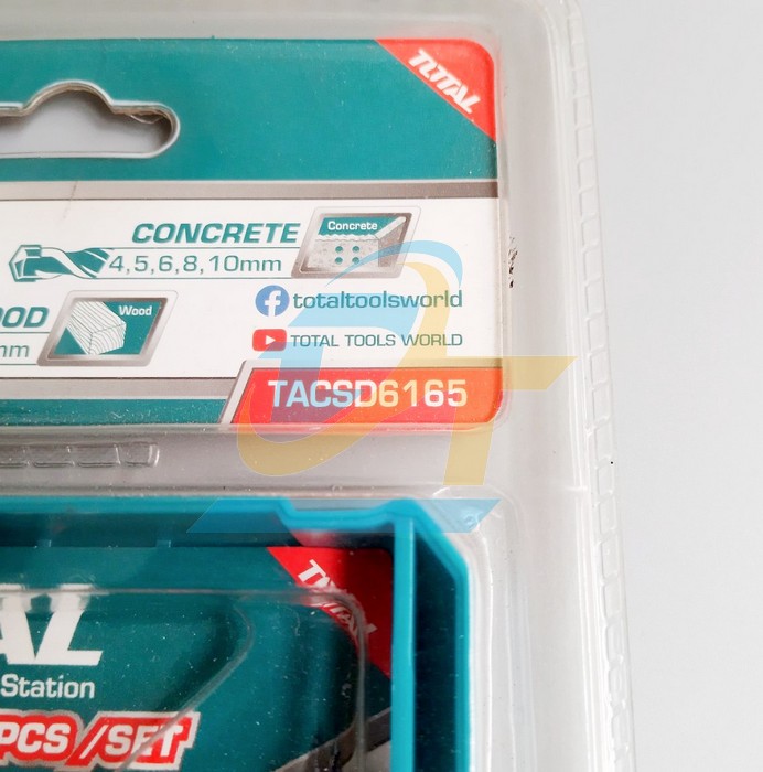Bộ mũi khoan đa năng 16 chi tiết Total TACSD6165 TACSD6165 Total | Gi&aacute; rẻ nhất - C&ocirc;ng Ty TNHH Thương Mại Dịch Vụ Đạt T&acirc;m