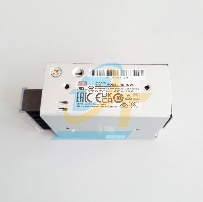 Bộ nguồn tổ ong 24V-0.625A Meanwell RS-15-24 RS-15-24 MEANWELL | Gi&aacute; rẻ nhất - C&ocirc;ng Ty TNHH Thương Mại Dịch Vụ Đạt T&acirc;m