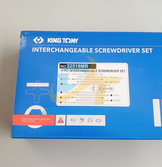 Bộ tua v&iacute;t 2 đầu 11 chi tiết Kingtony 32518MR 32518MR KingTony | Gi&aacute; rẻ nhất - C&ocirc;ng Ty TNHH Thương Mại Dịch Vụ Đạt T&acirc;m