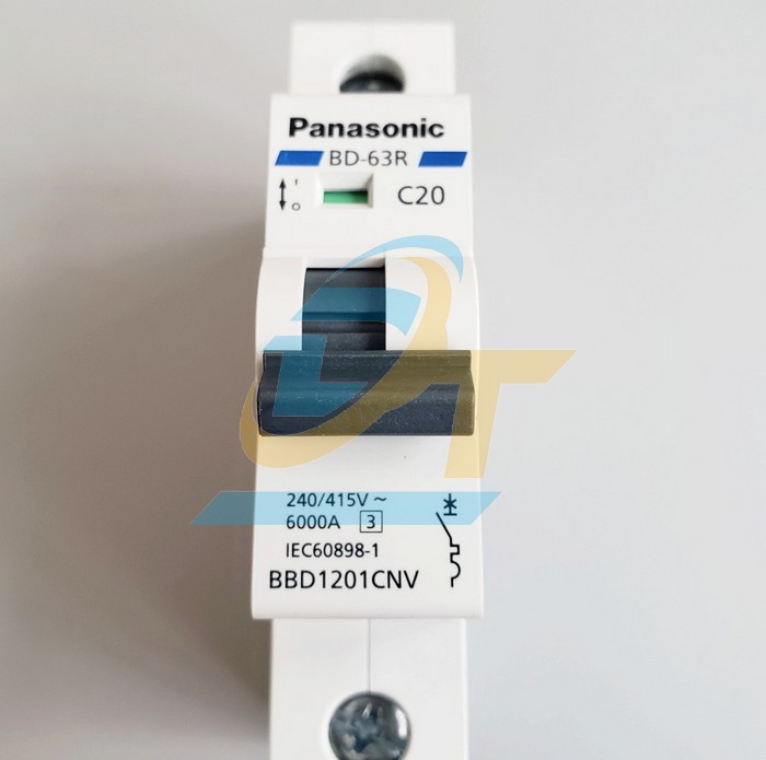 Cầu dao tự động MCB 1P 20A Panasonic BBD1201CNV BBD1201CNV Panasonic | Gi&aacute; rẻ nhất - C&ocirc;ng Ty TNHH Thương Mại Dịch Vụ Đạt T&acirc;m