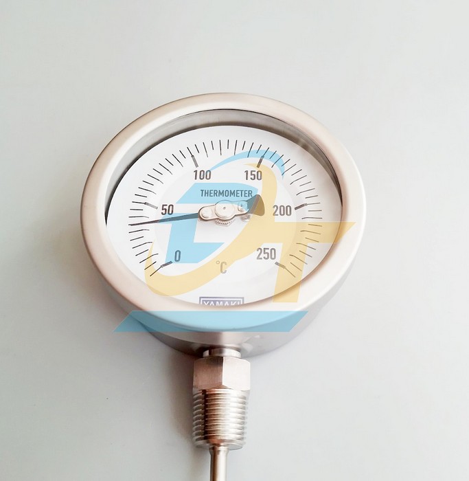 Đồng hồ đo nhiệt độ 100mm 0-250&deg;C Yamaki  YAMAKI | Gi&aacute; rẻ nhất - C&ocirc;ng Ty TNHH Thương Mại Dịch Vụ Đạt T&acirc;m