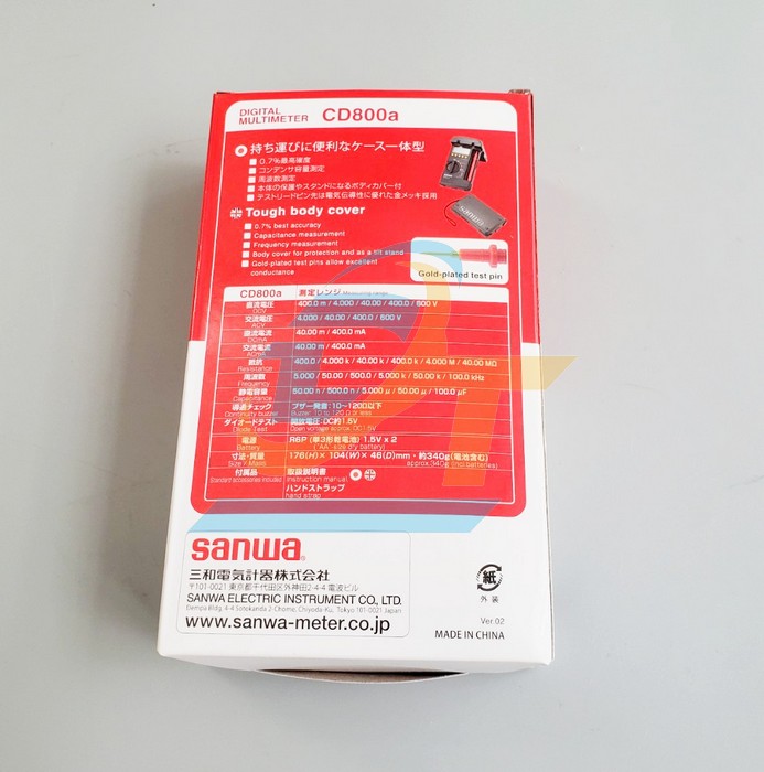 Đồng hồ đo vạn năng Sanwa CD800A CD800A Sanwa | Gi&aacute; rẻ nhất - C&ocirc;ng Ty TNHH Thương Mại Dịch Vụ Đạt T&acirc;m