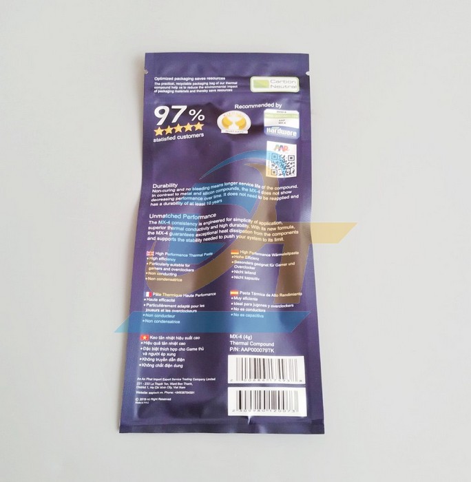 Keo tản nhiệt CPU AAP MX-4 (4g) MX-4 (4g) VietNam | Gi&aacute; rẻ nhất - C&ocirc;ng Ty TNHH Thương Mại Dịch Vụ Đạt T&acirc;m