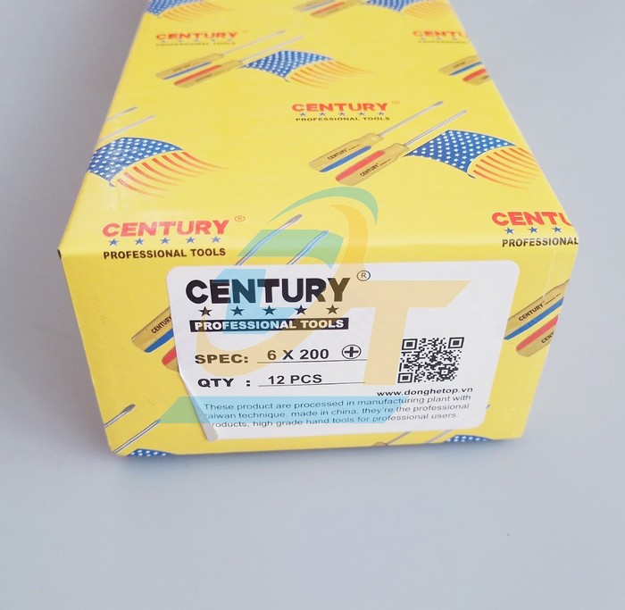 Tua v&iacute;t bake c&aacute;n sọc Century 6x200mm  Century | Gi&aacute; rẻ nhất - C&ocirc;ng Ty TNHH Thương Mại Dịch Vụ Đạt T&acirc;m
