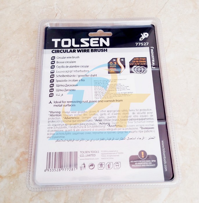 B&aacute;nh cước c&ocirc;ng nghiệp 125x22.2mm Tolsen 77527 77527 Tolsen | Gi&aacute; rẻ nhất - C&ocirc;ng Ty TNHH Thương Mại Dịch Vụ Đạt T&acirc;m