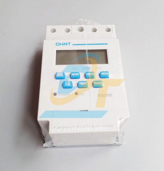 Bộ điều khiển thời gian 24h 3A 220V 16-ON 16-OFF Chint KG316T KG316T CHINT | Gi&aacute; rẻ nhất - C&ocirc;ng Ty TNHH Thương Mại Dịch Vụ Đạt T&acirc;m