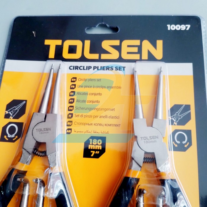 Bộ k&igrave;m phe 4 c&acirc;y 7"/180mm Tolsen 10097 10097 Tolsen | Gi&aacute; rẻ nhất - C&ocirc;ng Ty TNHH Thương Mại Dịch Vụ Đạt T&acirc;m