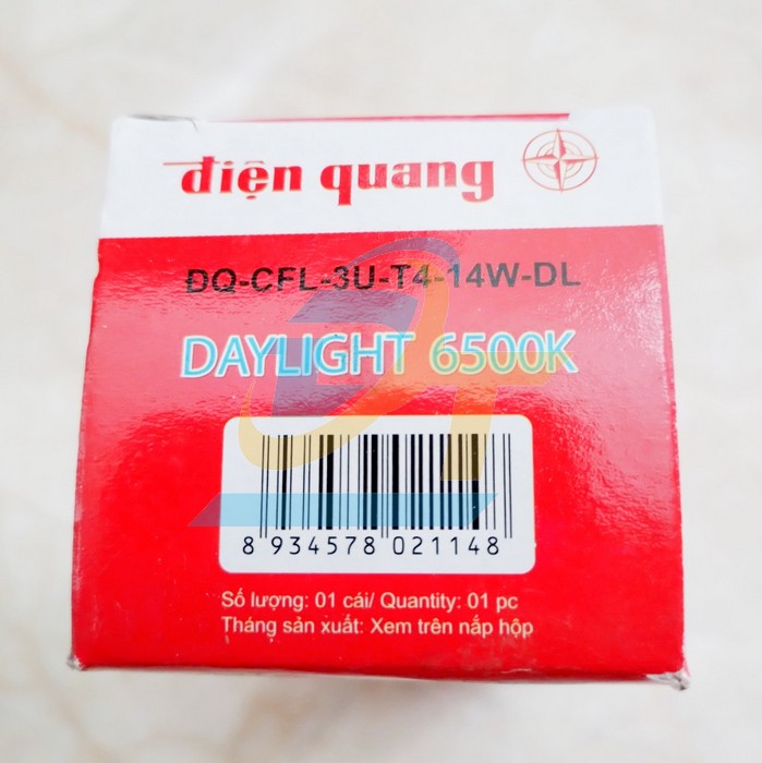 Bóng đ&egrave;n Compact CSN Điện Quang ĐQ-CFL-3U-T4-14W-DL ĐQ-CFL-3U-T4-14W-DL DienQuang | Gi&aacute; rẻ nhất - C&ocirc;ng Ty TNHH Thương Mại Dịch Vụ Đạt T&acirc;m