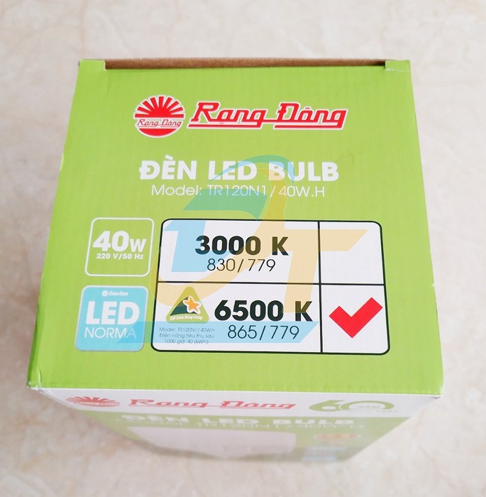 B&oacute;ng đ&egrave;n Led bulb trụ 40W 6500K Rạng Đ&ocirc;ng TR120N1/40W.H TR120N1/40W.H RangDong | Gi&aacute; rẻ nhất - C&ocirc;ng Ty TNHH Thương Mại Dịch Vụ Đạt T&acirc;m