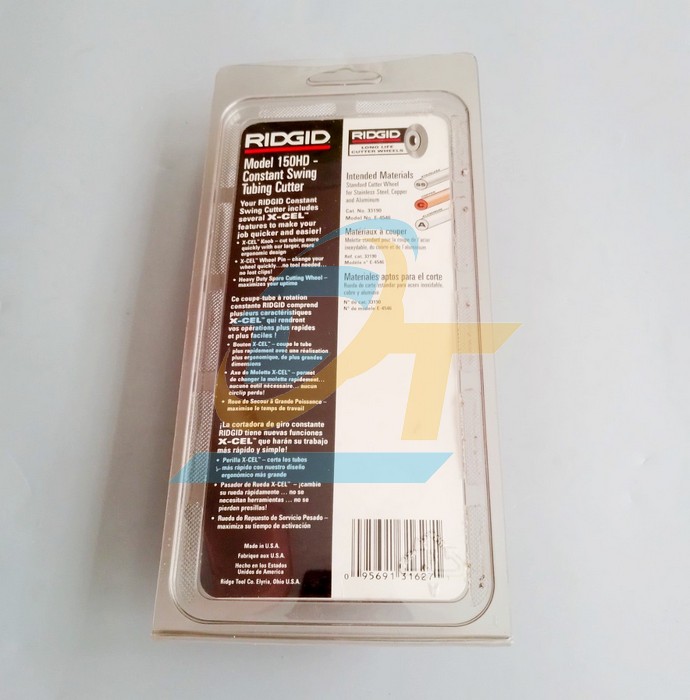 Dao cắt ống 1/8"-1.1/8" Ridgid 150HD (31627)  RIDGID | Gi&aacute; rẻ nhất - C&ocirc;ng Ty TNHH Thương Mại Dịch Vụ Đạt T&acirc;m