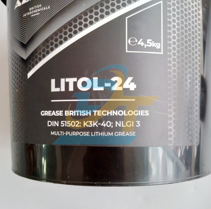 Mỡ b&ograve; chịu nhiệt Azmol LITOL-24 (Th&ugrave;ng 4.5kg) Litol-24 Azmol | Gi&aacute; rẻ nhất - C&ocirc;ng Ty TNHH Thương Mại Dịch Vụ Đạt T&acirc;m