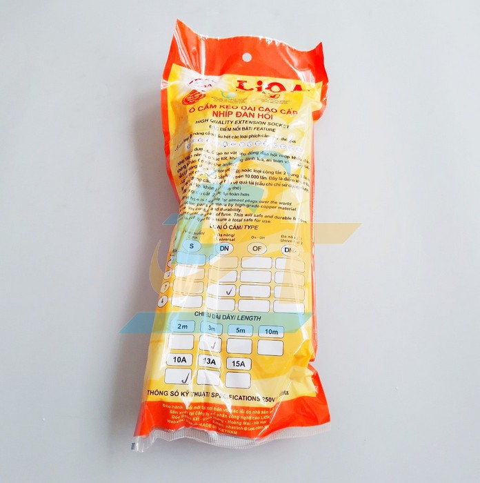 Ổ cắm 3 lỗ 3 chấu, d&acirc;y d&agrave;i 3m Lioa 3D32N (M&agrave;u đen) 3D32N LiOA | Gi&aacute; rẻ nhất - C&ocirc;ng Ty TNHH Thương Mại Dịch Vụ Đạt T&acirc;m