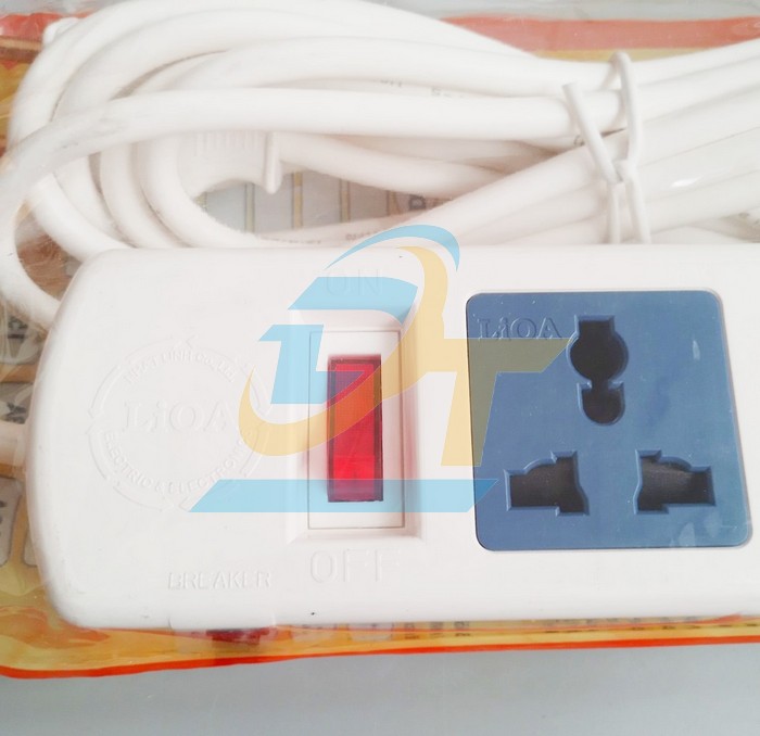 Ổ cắm 3 lỗ 3 chấu, d&acirc;y d&agrave;i 3m Lioa 3D32WN (M&agrave;u trắng) 3D32WN LiOA | Gi&aacute; rẻ nhất - C&ocirc;ng Ty TNHH Thương Mại Dịch Vụ Đạt T&acirc;m