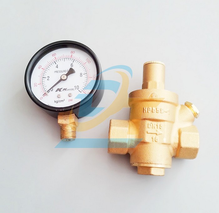 Van giảm &aacute;p nước đồng thau k&egrave;m đồng hồ DN15 - phi 21  VietNam | Gi&aacute; rẻ nhất - C&ocirc;ng Ty TNHH Thương Mại Dịch Vụ Đạt T&acirc;m