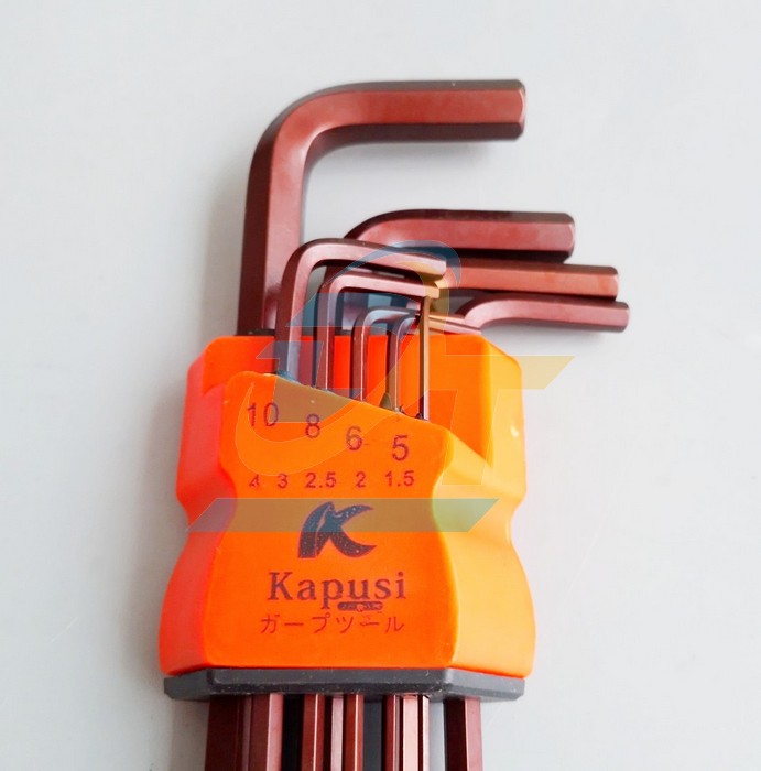 Bộ lục gi&aacute;c đầu bi 9 c&acirc;y 1.5-10mm Kapusi K-0830 K-0830 Kapusi | Gi&aacute; rẻ nhất - C&ocirc;ng Ty TNHH Thương Mại Dịch Vụ Đạt T&acirc;m