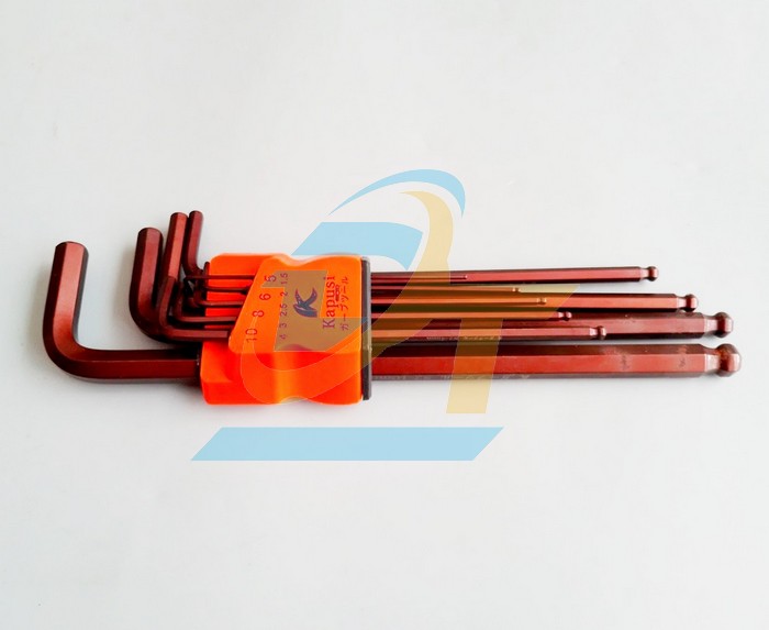 Bộ lục gi&aacute;c đầu bi 9 c&acirc;y 1.5-10mm Kapusi K-0830 K-0830 Kapusi | Gi&aacute; rẻ nhất - C&ocirc;ng Ty TNHH Thương Mại Dịch Vụ Đạt T&acirc;m