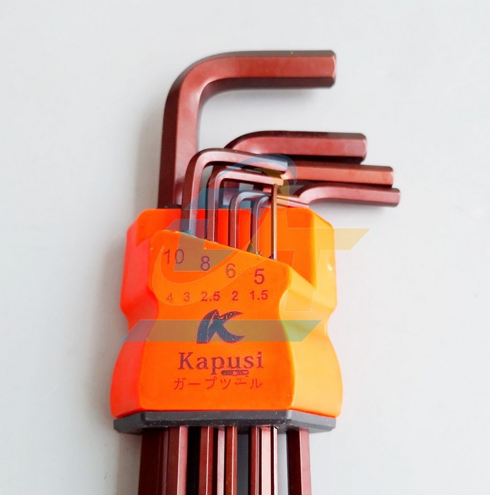 Bộ lục gi&aacute;c đầu bi 9 c&acirc;y 1.5-10mm Kapusi K-0830 K-0830 Kapusi | Gi&aacute; rẻ nhất - C&ocirc;ng Ty TNHH Thương Mại Dịch Vụ Đạt T&acirc;m