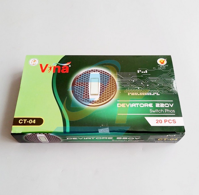C&ocirc;ng tắc treo (C&ocirc;ng tắc nh&oacute;t) 10A - 220V Vina CT-04 CT-04 VINA | Gi&aacute; rẻ nhất - C&ocirc;ng Ty TNHH Thương Mại Dịch Vụ Đạt T&acirc;m
