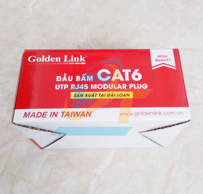 Đầu bấm mạng RJ45 Cat.6 UTP Golden Link P8- 001TW P8- 001TW GoldenLink | Gi&aacute; rẻ nhất - C&ocirc;ng Ty TNHH Thương Mại Dịch Vụ Đạt T&acirc;m