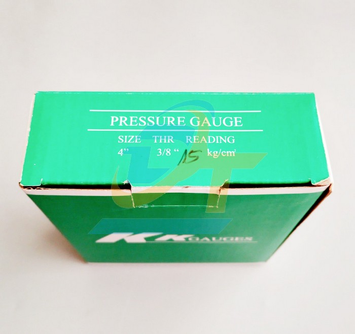 Đồng hồ đo &aacute;p suất 100mm KK-GAUGES 0-15kgf/cm2 (Ch&acirc;n đứng ren 17mm)  KK-GAUGES | Gi&aacute; rẻ nhất - C&ocirc;ng Ty TNHH Thương Mại Dịch Vụ Đạt T&acirc;m