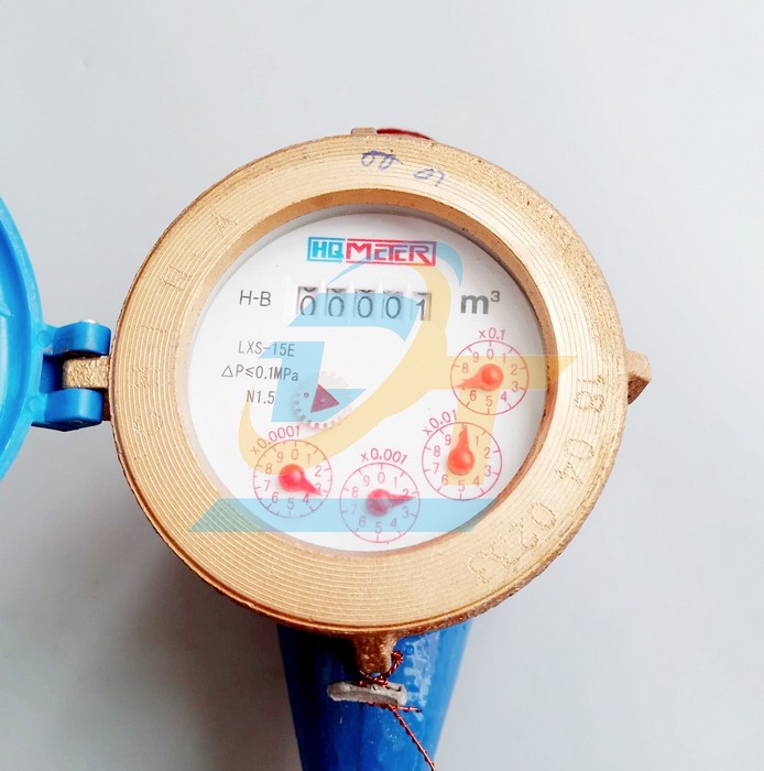Đồng hồ đo nước DN15 HQMETER LXS-15E (C&oacute; kiểm định) LXS-15E HQMETER | Gi&aacute; rẻ nhất - C&ocirc;ng Ty TNHH Thương Mại Dịch Vụ Đạt T&acirc;m