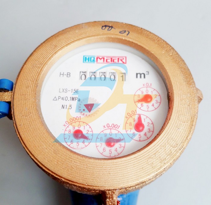 Đồng hồ đo nước DN15 HQMETER LXS-15E (C&oacute; kiểm định) LXS-15E HQMETER | Gi&aacute; rẻ nhất - C&ocirc;ng Ty TNHH Thương Mại Dịch Vụ Đạt T&acirc;m