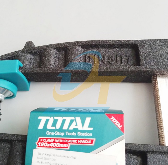 Kẹp gỗ chữ F 120x400mm Total THT1321202 THT1321202 Total | Gi&aacute; rẻ nhất - C&ocirc;ng Ty TNHH Thương Mại Dịch Vụ Đạt T&acirc;m