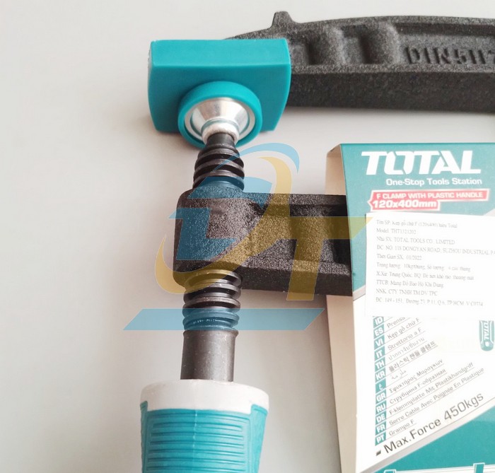 Kẹp gỗ chữ F 120x400mm Total THT1321202 THT1321202 Total | Gi&aacute; rẻ nhất - C&ocirc;ng Ty TNHH Thương Mại Dịch Vụ Đạt T&acirc;m