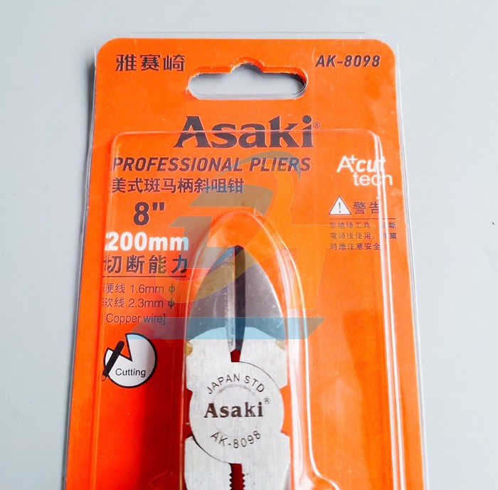 K&igrave;m cắt kiểu Mỹ 8"/200mm Asaki AK-8098 AK-8098 Asaki | Gi&aacute; rẻ nhất - C&ocirc;ng Ty TNHH Thương Mại Dịch Vụ Đạt T&acirc;m