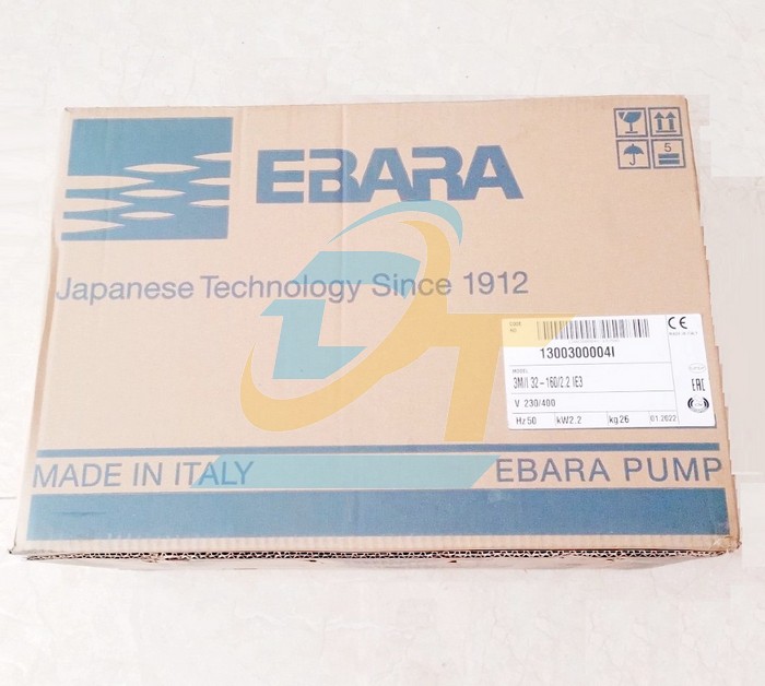 M&aacute;y bơm ly t&acirc;m trục ngang 3HP 2.2kW Ebara 3M/I 32-160/2.2 IE3 3M/I 32-160/2.2 IE3 Ebara | Gi&aacute; rẻ nhất - C&ocirc;ng Ty TNHH Thương Mại Dịch Vụ Đạt T&acirc;m