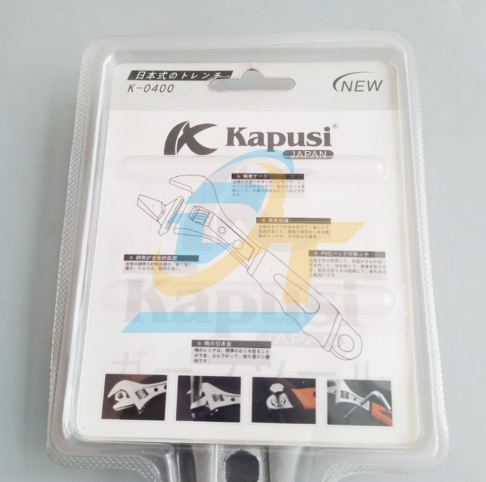 Mỏ lết cao cấp 12"/300mm Kapusi K-0400 K-0400 Kapusi | Gi&aacute; rẻ nhất - C&ocirc;ng Ty TNHH Thương Mại Dịch Vụ Đạt T&acirc;m