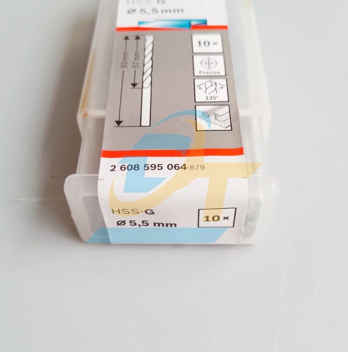 Mũi khoan sắt 5.5mm HSS-G Bosch 2608595064 2608595064 Bosch | Gi&aacute; rẻ nhất - C&ocirc;ng Ty TNHH Thương Mại Dịch Vụ Đạt T&acirc;m