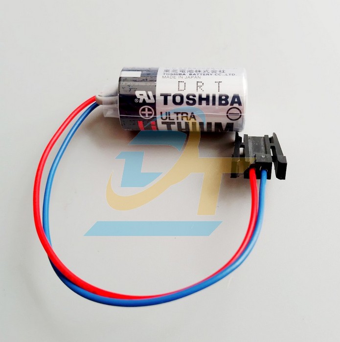 Pin nu&ocirc;i nguồn Lithium 3.6V Toshiba ER17330 (Jack cắm)  TOSHIBA | Gi&aacute; rẻ nhất - C&ocirc;ng Ty TNHH Thương Mại Dịch Vụ Đạt T&acirc;m