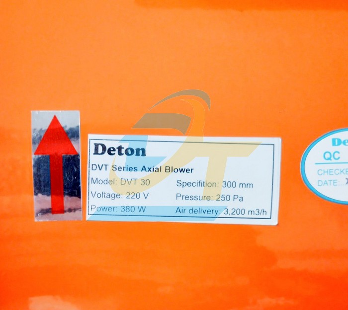 Quạt h&uacute;t thổi cao &aacute;p Deton DVT-30 DVT-30 DETON | Gi&aacute; rẻ nhất - C&ocirc;ng Ty TNHH Thương Mại Dịch Vụ Đạt T&acirc;m