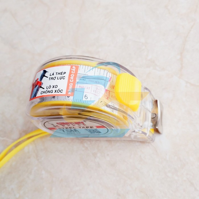 Thước cuộn th&eacute;p nhựa trong 2 mặt 7.5mx25mm lỗ ban Century  Century | Gi&aacute; rẻ nhất - C&ocirc;ng Ty TNHH Thương Mại Dịch Vụ Đạt T&acirc;m