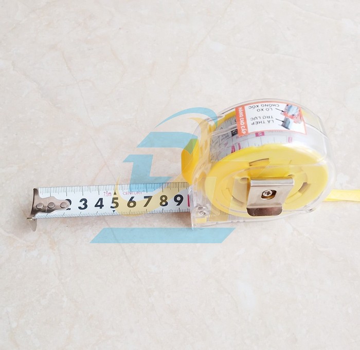 Thước cuộn th&eacute;p nhựa trong 2 mặt 7.5mx25mm lỗ ban Century  Century | Gi&aacute; rẻ nhất - C&ocirc;ng Ty TNHH Thương Mại Dịch Vụ Đạt T&acirc;m