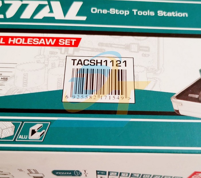 Bộ mũi kho&eacute;t kim loại 12 chi tiết 20-50mm Total TACSH1121 TACSH1121 Total | Gi&aacute; rẻ nhất - C&ocirc;ng Ty TNHH Thương Mại Dịch Vụ Đạt T&acirc;m