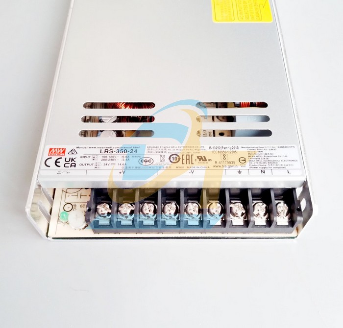 Bộ nguồn 24V 14.6A Meanwell LRS-350-24 LRS-350-24 MEANWELL | Gi&aacute; rẻ nhất - C&ocirc;ng Ty TNHH Thương Mại Dịch Vụ Đạt T&acirc;m