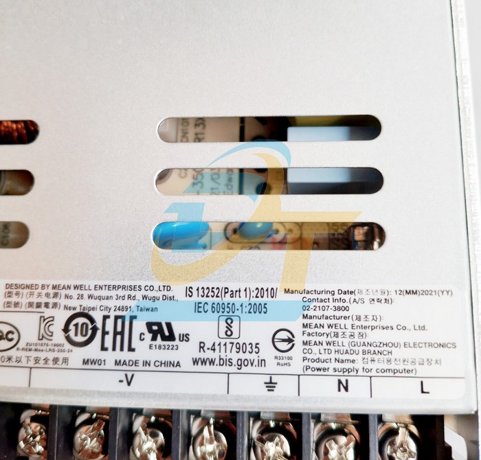 Bộ nguồn 24V 14.6A Meanwell LRS-350-24 LRS-350-24 MEANWELL | Gi&aacute; rẻ nhất - C&ocirc;ng Ty TNHH Thương Mại Dịch Vụ Đạt T&acirc;m